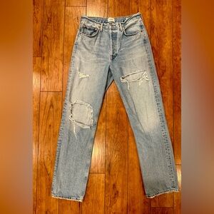 Citizens of Humanity Eva Jeans Size 27 Relaxed Baggy Faded Wash